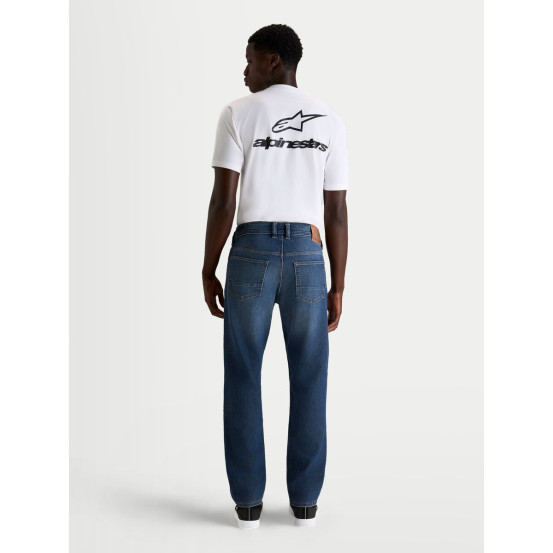 Jean moto Alpinestars Flex AST-8 - Bleu moyen