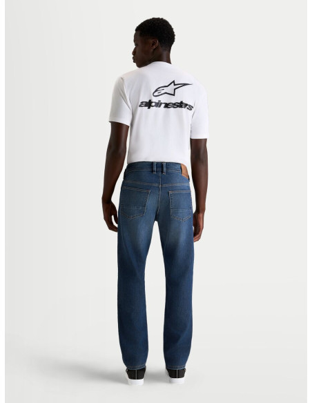 Jean moto Alpinestars Flex AST-8 - Bleu moyen