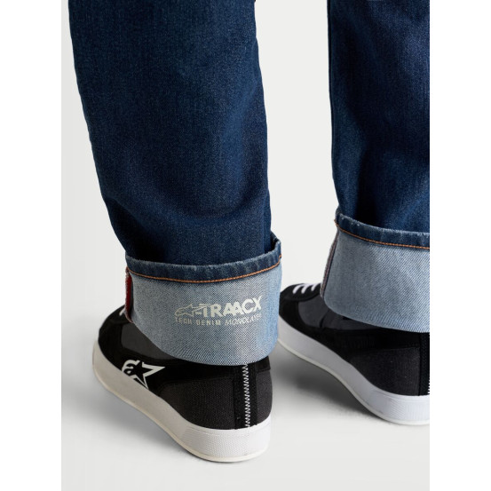 Jean moto Alpinestars Flex AST-8 - Bleu moyen