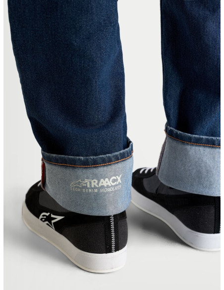 Jean moto Alpinestars Flex AST-8 - Bleu moyen