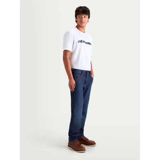 Jean moto Alpinestars Flex AST-7 - Bleu foncé