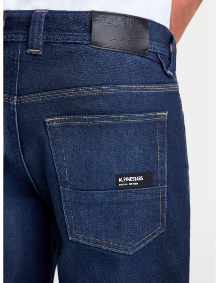 Jean moto Alpinestars Flex AST-7 - Bleu foncé