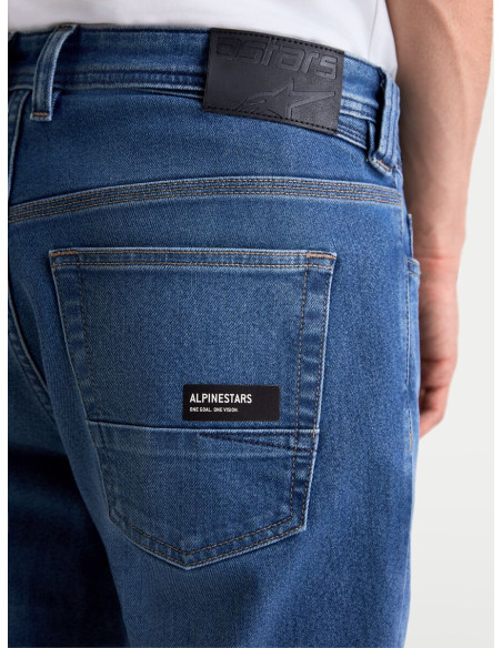 Jean moto Alpinestars Flex AST-7 - Bleu clair