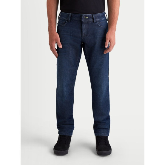 Jean moto Alpinestars Flex AST-10 Tough Max coupe courte - Bleu foncé