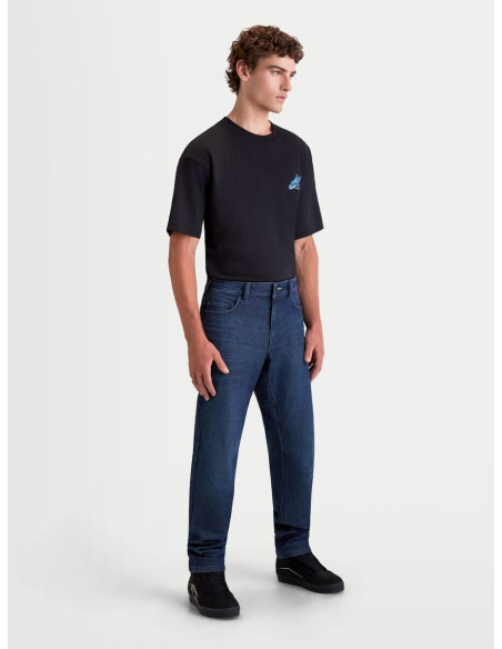 Jean moto Alpinestars Flex AST-10 Tough Max coupe courte - Bleu foncé