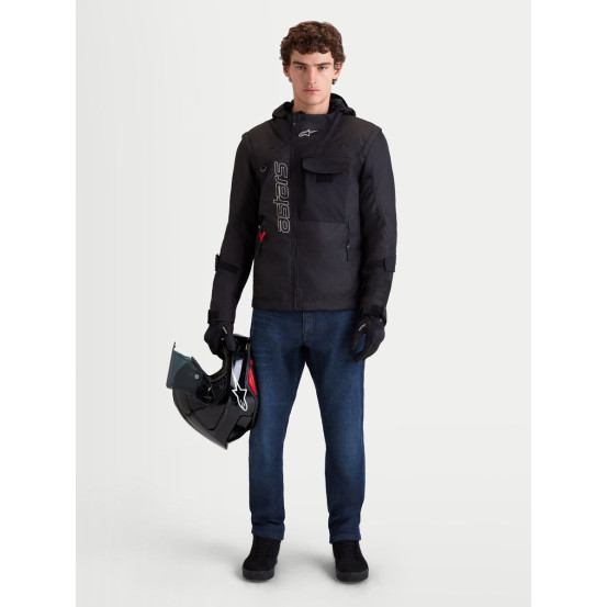 Jean moto Alpinestars Flex AST-10 Tough Max coupe courte - Bleu foncé