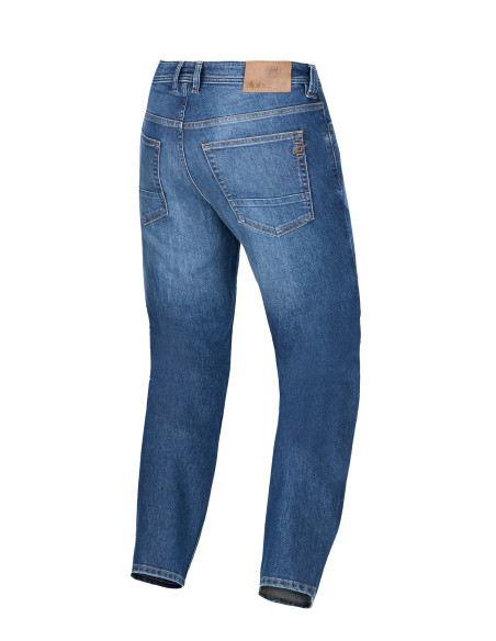 Jean moto Alpinestars Flex AST-8 coupe courte - Bleu moyen