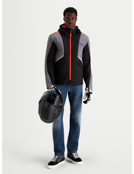 Jean moto Alpinestars Flex AST-8 coupe courte - Bleu moyen