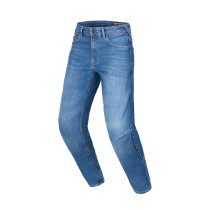 Jean moto Alpinestars Flex AST-7 coupe courte - Bleu clair