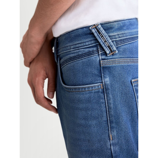 Jean moto Alpinestars Flex AST-7 coupe courte - Bleu clair