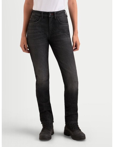 Jean moto femme Alpinestars Stella Flex AST-7 - Noir délavé