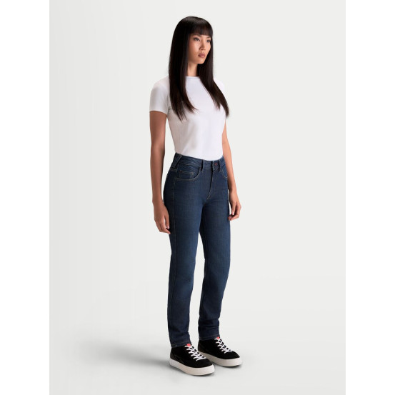 Jean moto femme Alpinestars Stella Flex AST-7 - Bleu foncé