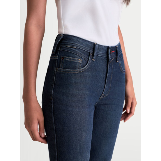 Jean moto femme Alpinestars Stella Flex AST-7 - Bleu foncé