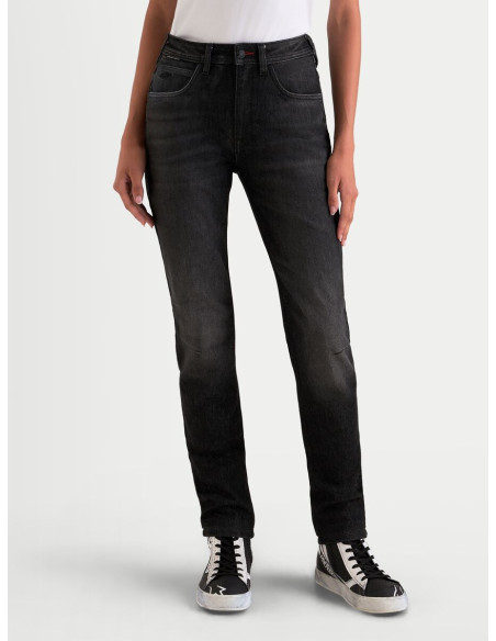 Jean moto femme Alpinestars Stella Flex AST-5 - Noir délavé