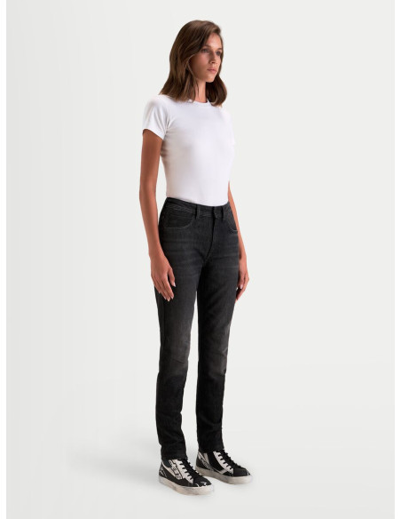 Jean moto femme Alpinestars Stella Flex AST-5 - Noir délavé