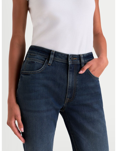 Jean moto femme Alpinestars Stella Flex AST-5 - Bleu indigo délavé