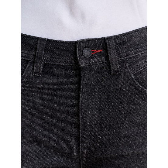 Jean moto femme Alpinestars Stella Flex AST-7 coupe courte - Noir délavé
