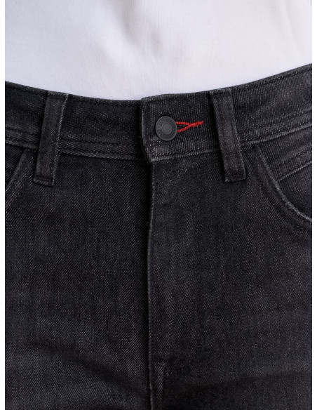 Jean moto femme Alpinestars Stella Flex AST-7 coupe courte - Noir délavé