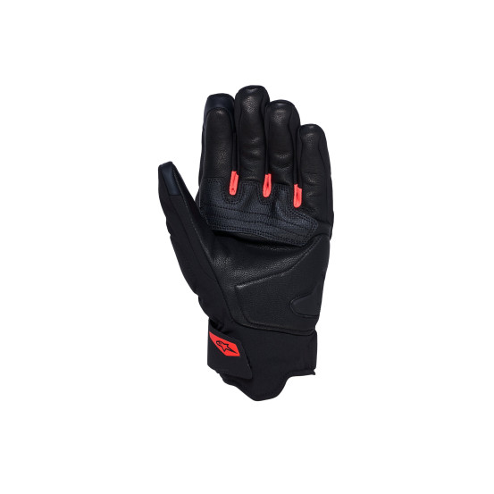 Gants moto Alpinestars Faster V3 Plasma Drystar - Noir Rouge fluo