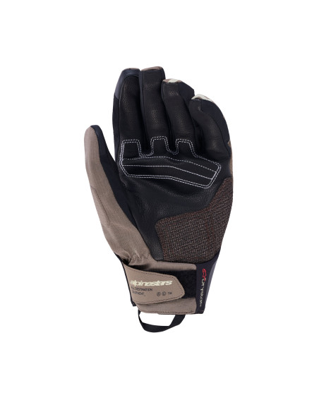 Gants Adventure Alpinestars Halo Pro Drystar - Marron Noir