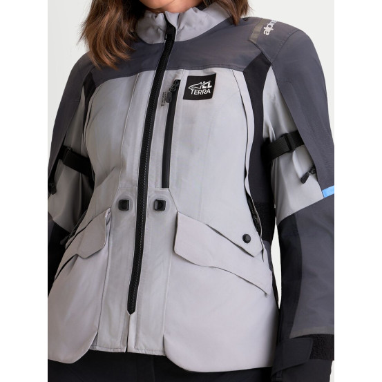 Veste moto femme Alpinestars Stella ST-7 V2 2L Gore-Tex - Gris Noir