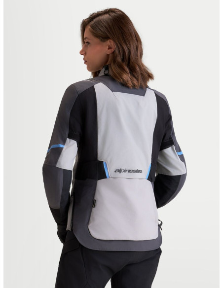 Veste moto femme Alpinestars Stella ST-7 V2 2L Gore-Tex - Gris Noir