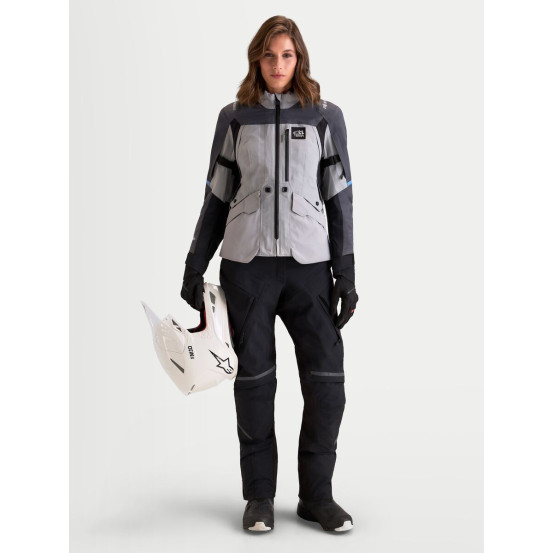 Veste moto femme Alpinestars Stella ST-7 V2 2L Gore-Tex - Gris Noir
