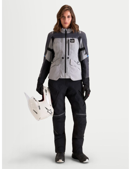 Veste moto femme Alpinestars Stella ST-7 V2 2L Gore-Tex - Gris Noir