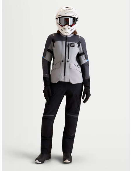 Veste moto femme Alpinestars Stella ST-7 V2 2L Gore-Tex - Gris Noir