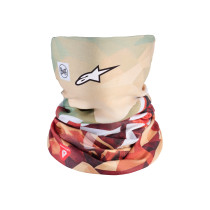 Tour de cou moto Alpinestars Buff Peaks PrimaLoft - Marron