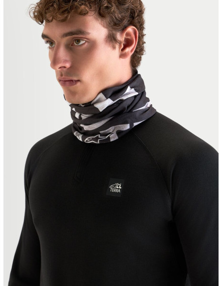 Tour de cou moto Alpinestars Buff All Terra PrimaLoft - Noir Gris