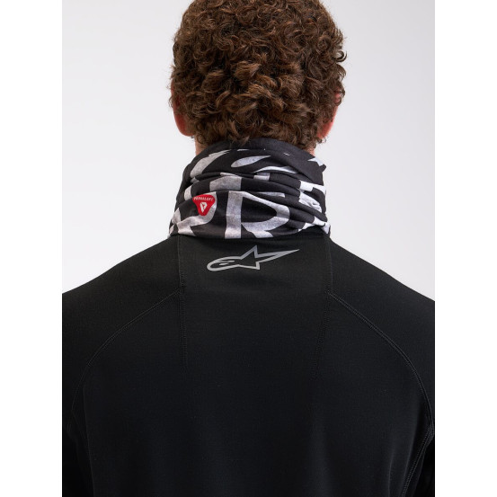 Tour de cou moto Alpinestars Buff All Terra PrimaLoft - Noir Gris