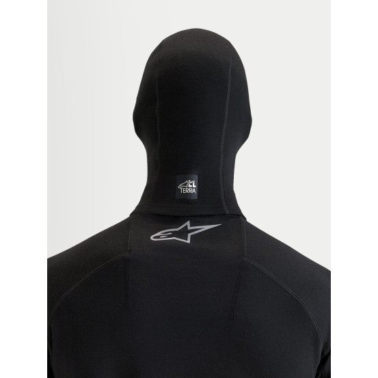 Cagoule moto Alpinestars AT 8 Merino - Noir