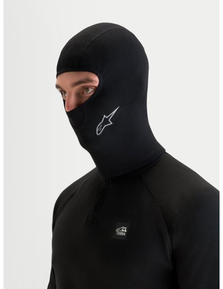 Cagoule moto Alpinestars AT 8 Merino - Noir