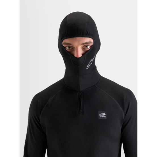 Cagoule moto Alpinestars AT 8 Merino - Noir