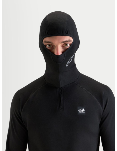 Cagoule moto Alpinestars AT 8 Merino - Noir