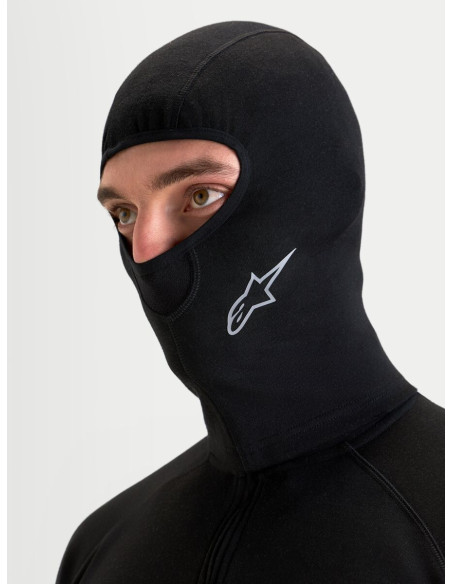 Cagoule moto Alpinestars AT 8 Merino - Noir