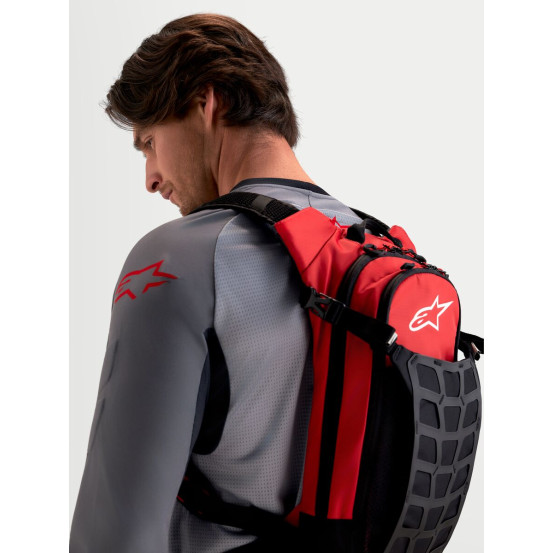 Sac à dos moto Alpinestars AT-9 - Noir Rouge