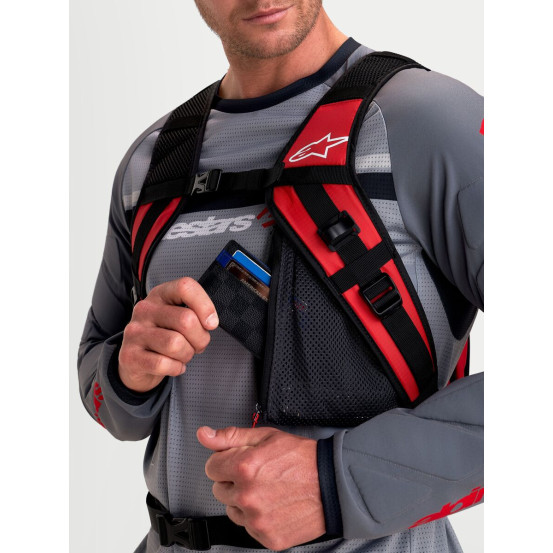 Sac à dos moto Alpinestars AT-9 - Noir Rouge