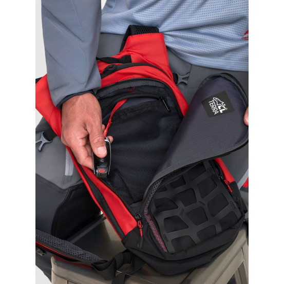 Sac à dos moto Alpinestars AT-9 - Noir Rouge