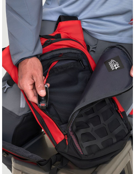 Sac à dos moto Alpinestars AT-9 - Noir Rouge