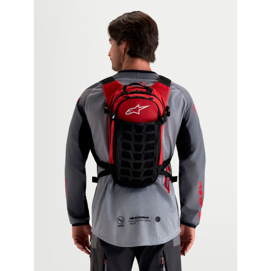 Sac à dos moto Alpinestars AT-9 - Noir Rouge
