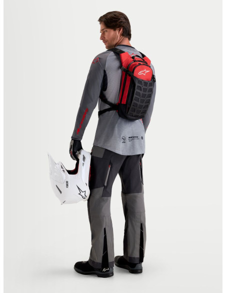 Sac à dos moto Alpinestars AT-9 - Noir Rouge