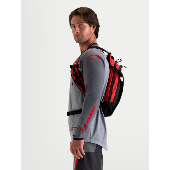 Sac à dos moto Alpinestars AT-9 - Noir Rouge