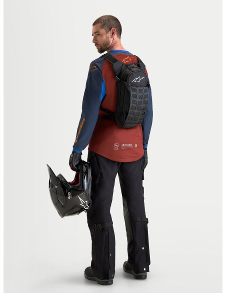 Sac à dos moto Alpinestars AT-9 - Noir Gris foncé