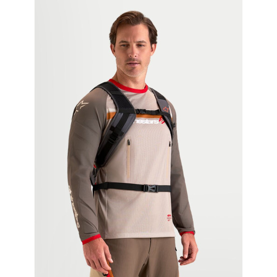 Sac à dos moto Alpinestars AT-9 - Marron Gris foncé