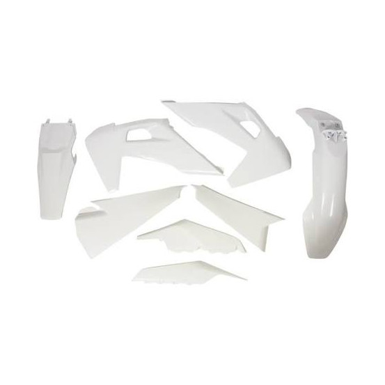 Kit plastiques RTECH - Blanc - Husqvarna TE / FE 2020-2023