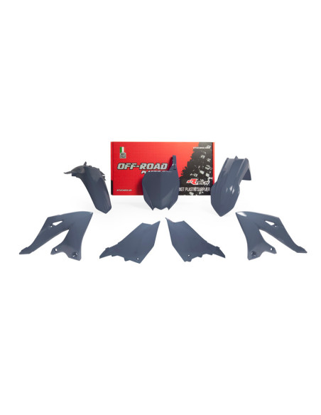 Kit plastiques RTECH - Gris - Yamaha YZ 125 / 250 2022-2026