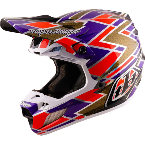 Casque cross Troy Lee Designs 2027 SE5 Carbon Flush - Violet