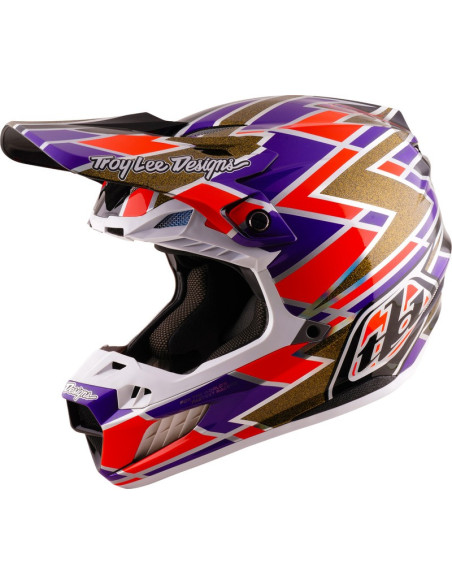 Casque cross Troy Lee Designs 2027 SE5 Carbon Flush - Violet